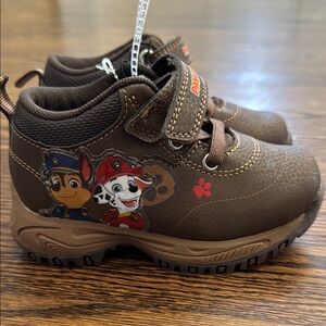 Paw Patrol Brown Baby Walker Shoes with Velcro Strap